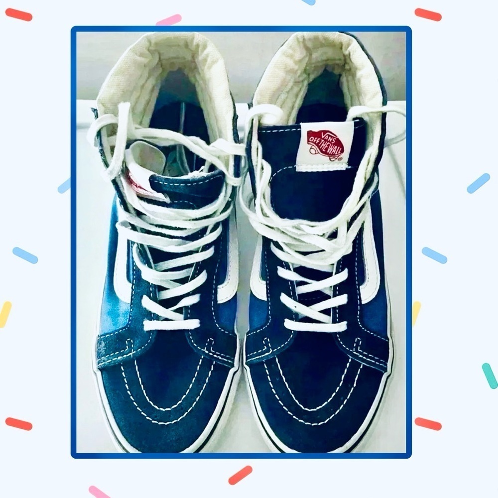 👠 Vans Off-The Wall Shoes~Men/Youth Size 5.5 Women Size 7 👠